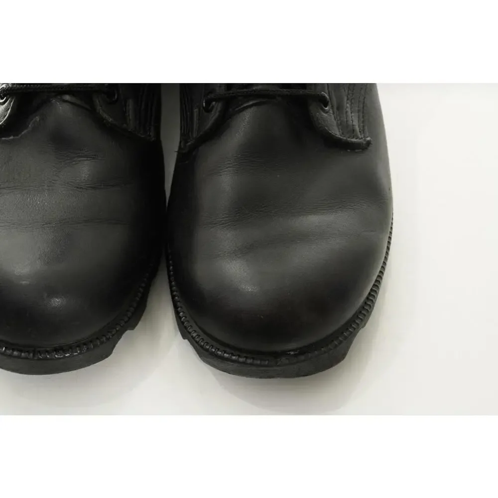 Vintage VTG Military Combat Boots 90s Y2K Black Leather Men's Sz 10.5R